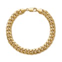 Men's Cuban Link Bracelet in 10k Gold