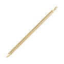 Men's Cuban Link Bracelet in 10k Gold