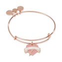 Rose Gold-Tone Charm Bangle Bracelet