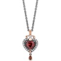 Diamond (1/6/ ct) Pendant Necklace & 14k Rose Gold