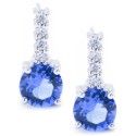 Fine Crystal with Cubic Zirconia Bar Drop Earring