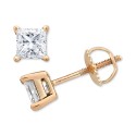 Diamond Stud Earrings (1/5 ct) in 10k Gold, White Gold or Rose Gold