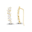 Crawler Earrings in 14K Gold Plated