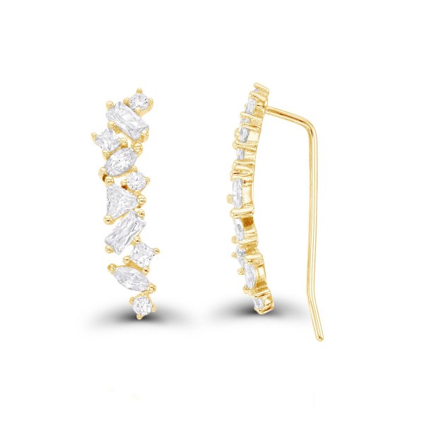 Crawler Earrings in 14K Gold Plated