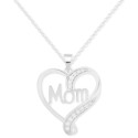 Diamond Mom Heart 18