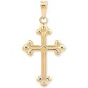 Cross Pendant in 14k Yellow Gold