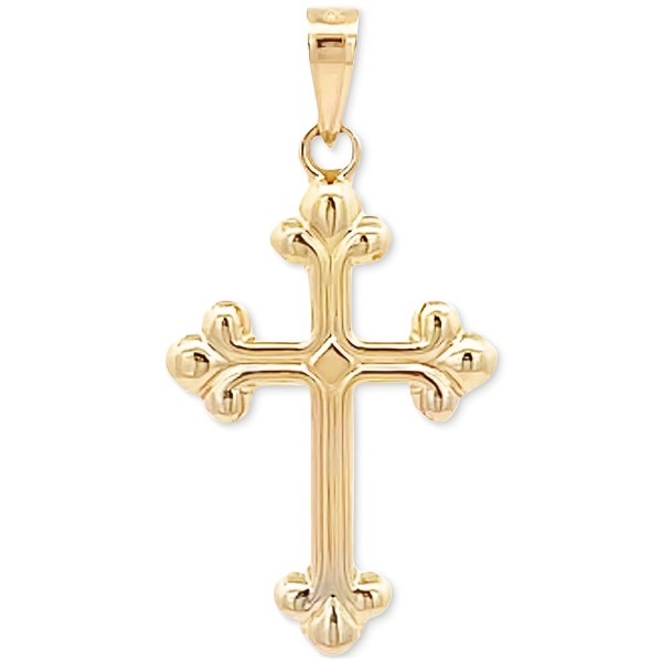 Cross Pendant in 14k Yellow Gold