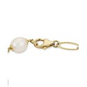 Pearl (8-1/2 - 9mm) Link Bracelet in 14k Gold-Plated Sterling Silver