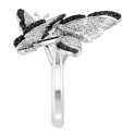 Butterfly Statement Ring in 14k White Gold