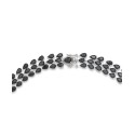 Black Sapphire Three-Row Necklace (97 ct)