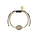 Hematite Gold Tone Bracelet