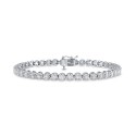 Diamond Tennis Bracelet (4 ct) in 14k White Gold or 14k Yellow Gold