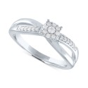 Diamond Cluster Promise Ring (1/6 ct)