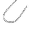 Cubic Zirconia (4mm) Tennis Necklace 22