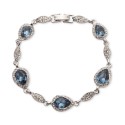 Pavé & Pear-Shape Crystal Flex Bracelet