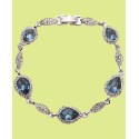 Pavé & Pear-Shape Crystal Flex Bracelet