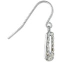 Crystal Geometric Drop Earrings