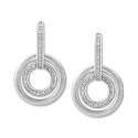 Diamond Interlocking Circle Hoop Earrings (1/6 ct)